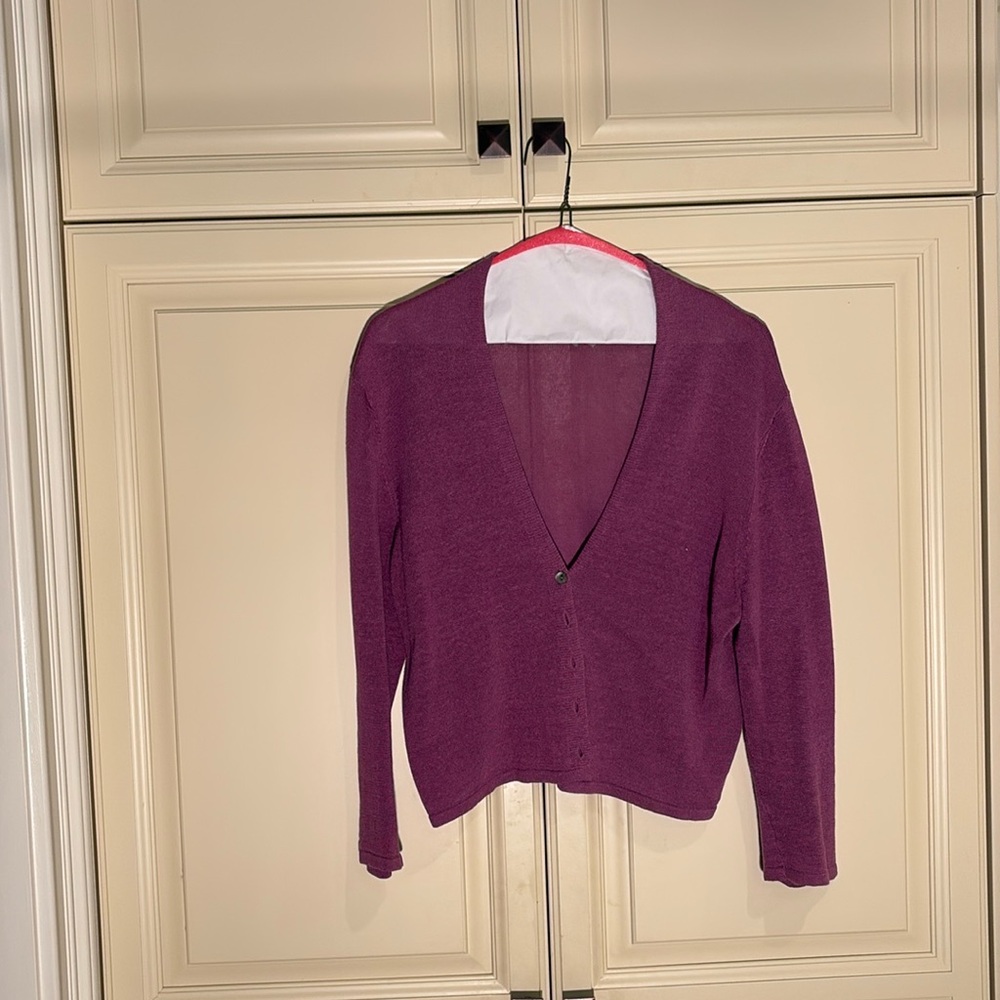J. Jill Purple Cardigan